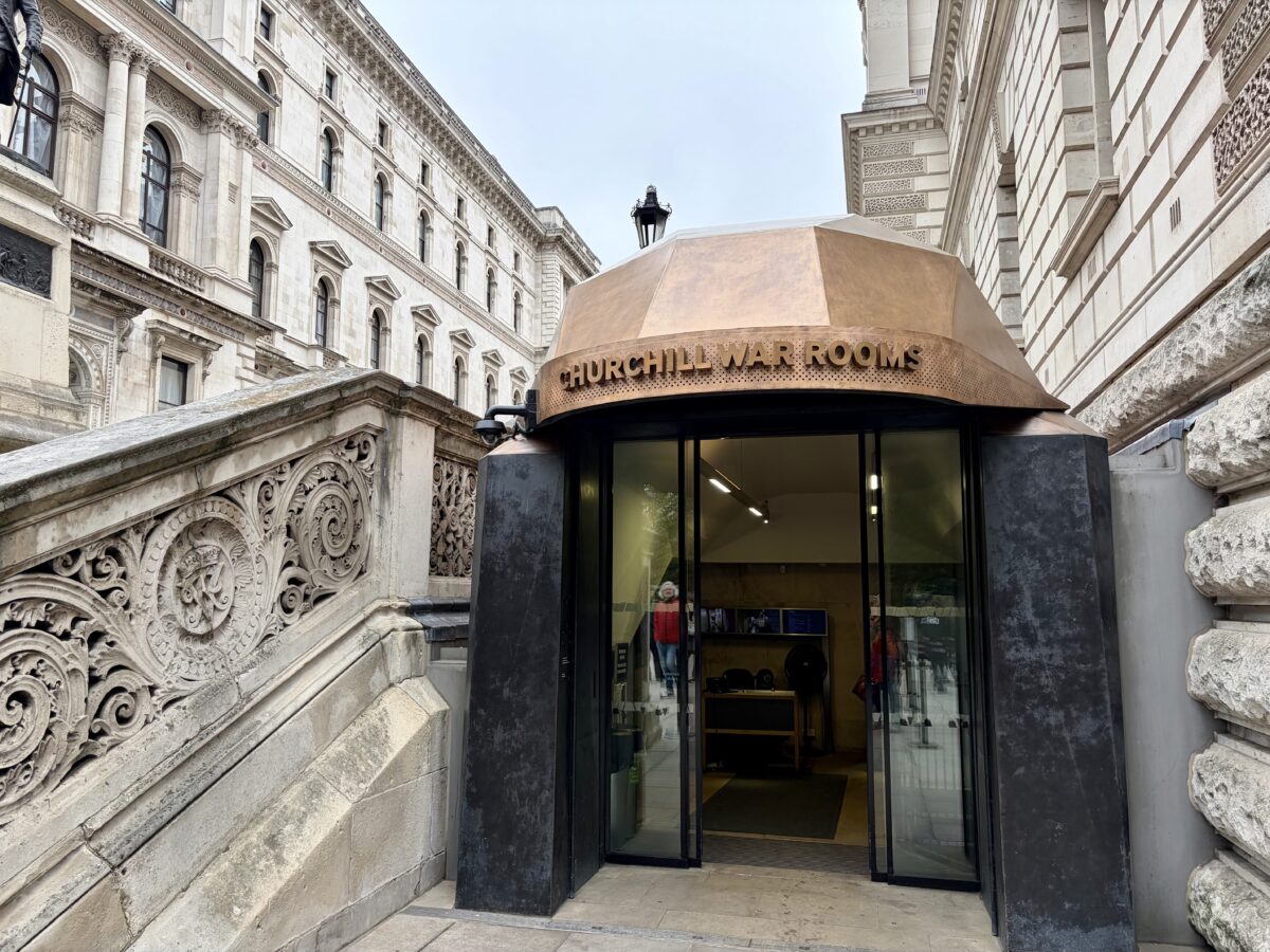 Entry to the Churchill War Rooms