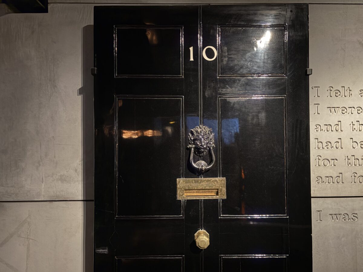 Oak Door to 10 Downing Street