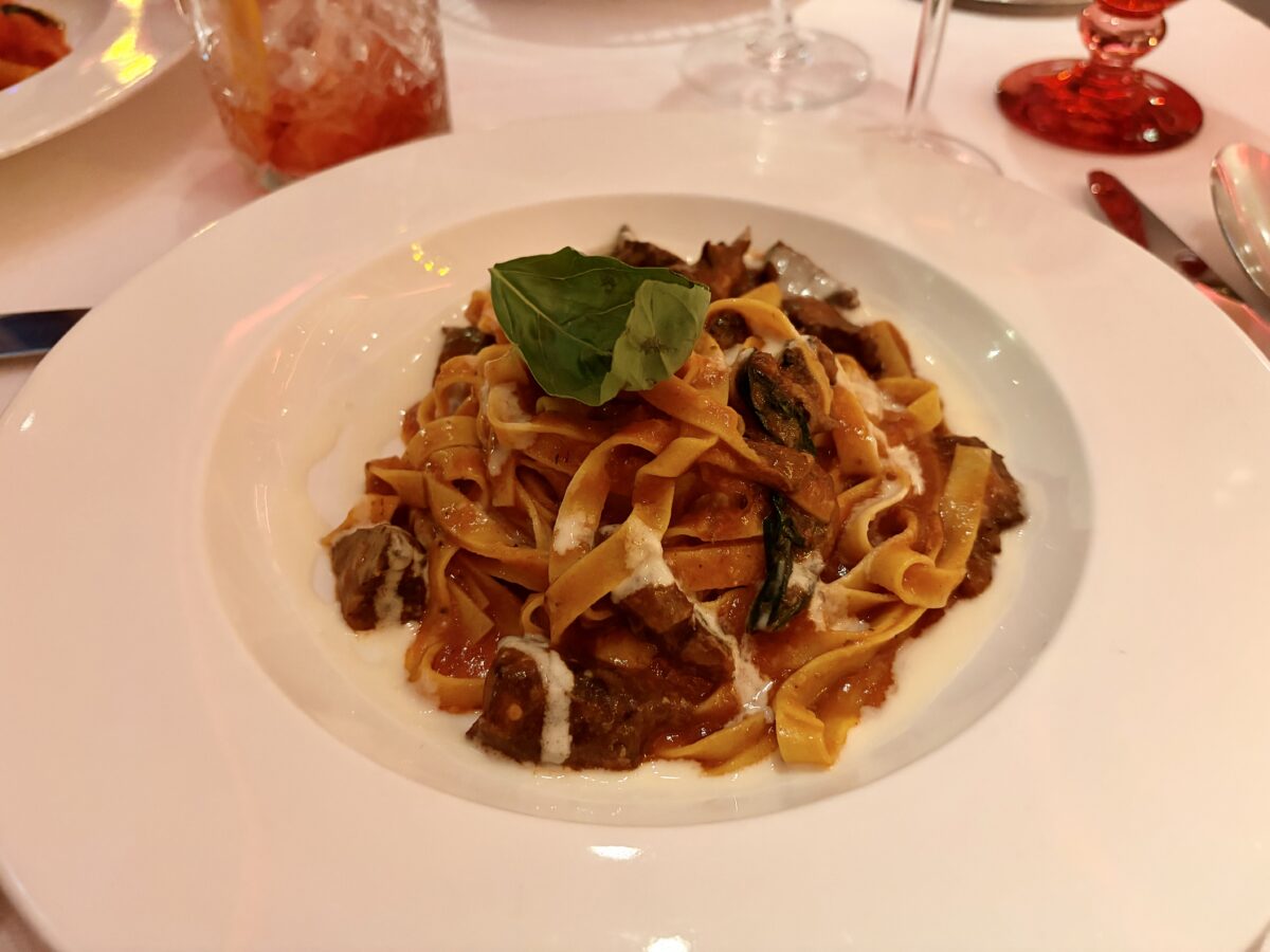 Homemade Tagliatelle with Beef Cheek
