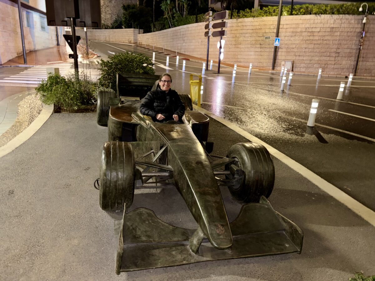 Bronze Sculpture of a McLaren Formula 1 Car
