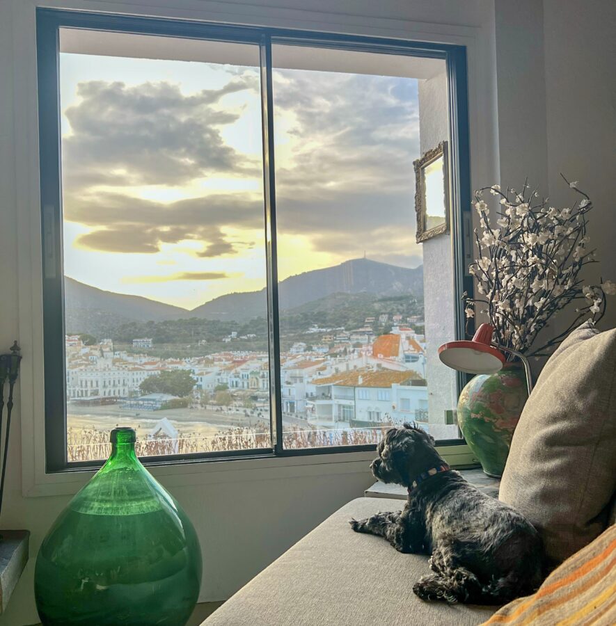 Koval in an Airbnb in Cadaqués, Spain, 2023