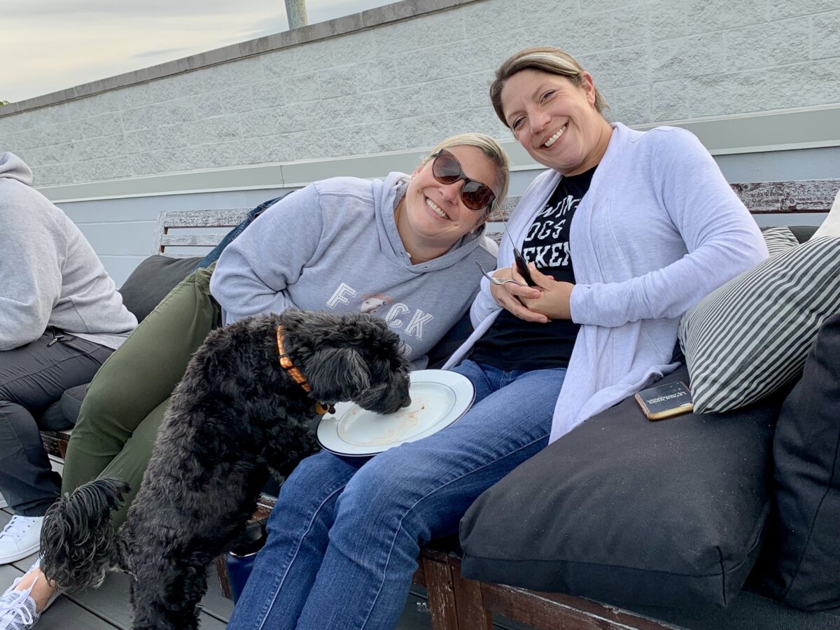 Nicole and Caragh Spoiling Koval