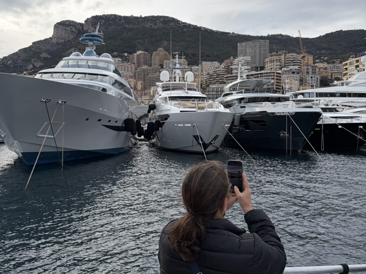 Julie in Yacht Watch Action