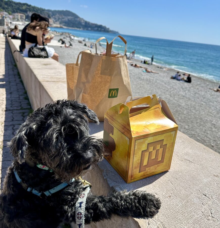Koval and his McDonald's Along the Med