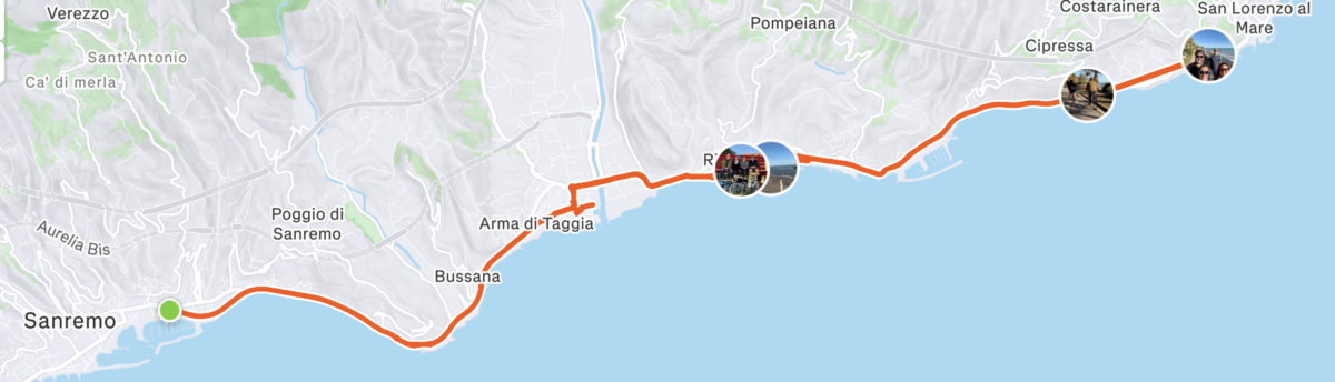 The Route we Biked