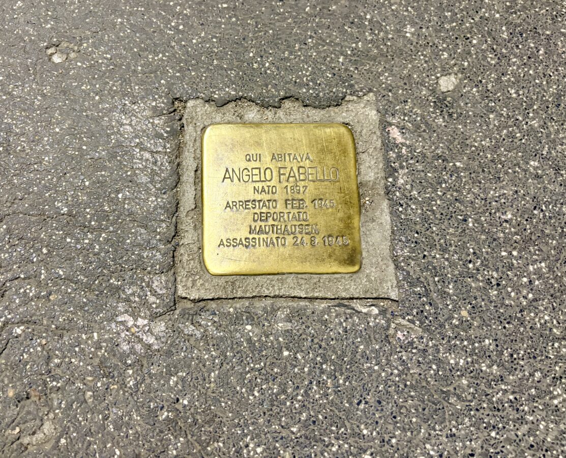 Stumble Stone for Angelo Fabello