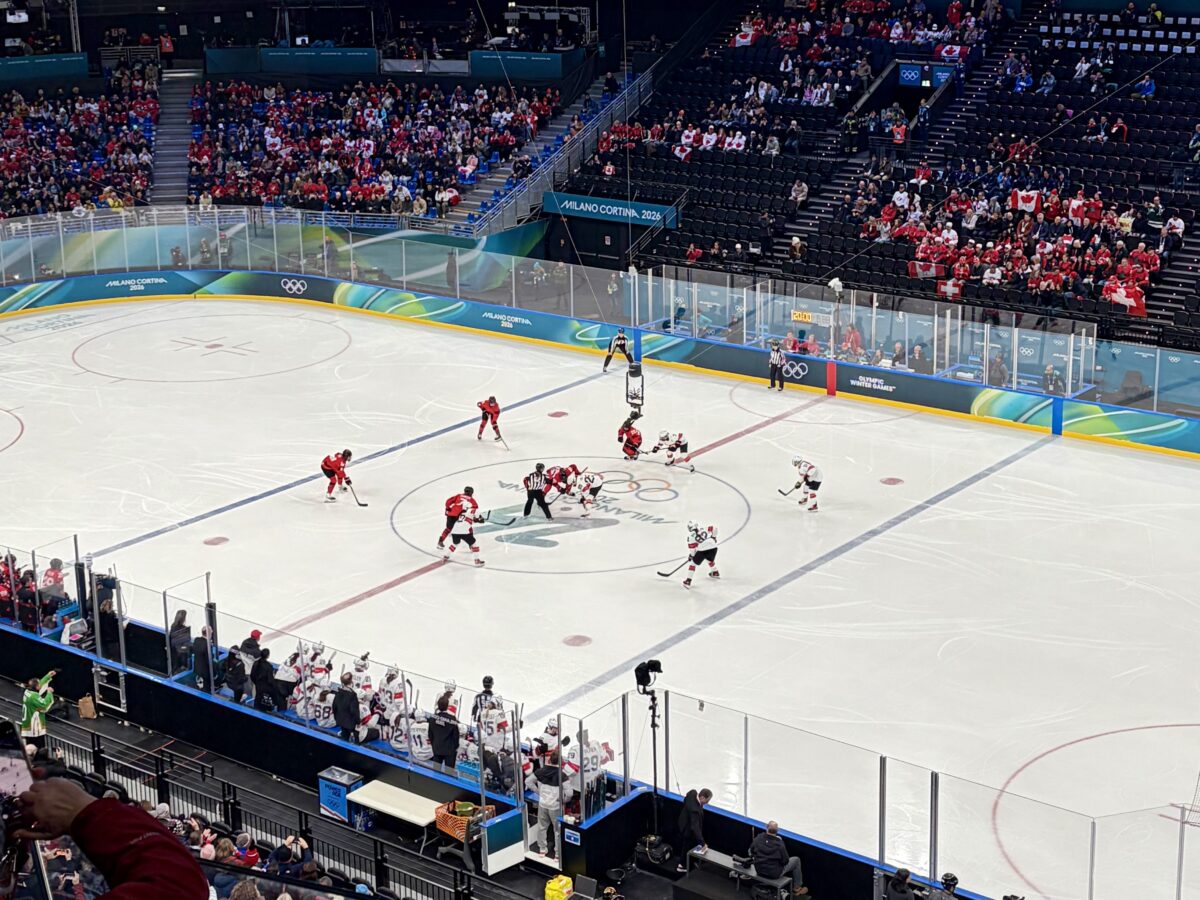 Canada vs. Switzerland Opening Faceoff