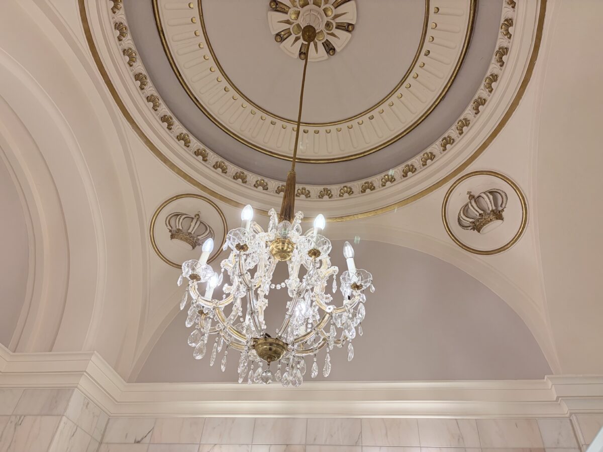 Just One of the Sisi Suite Chandeliers