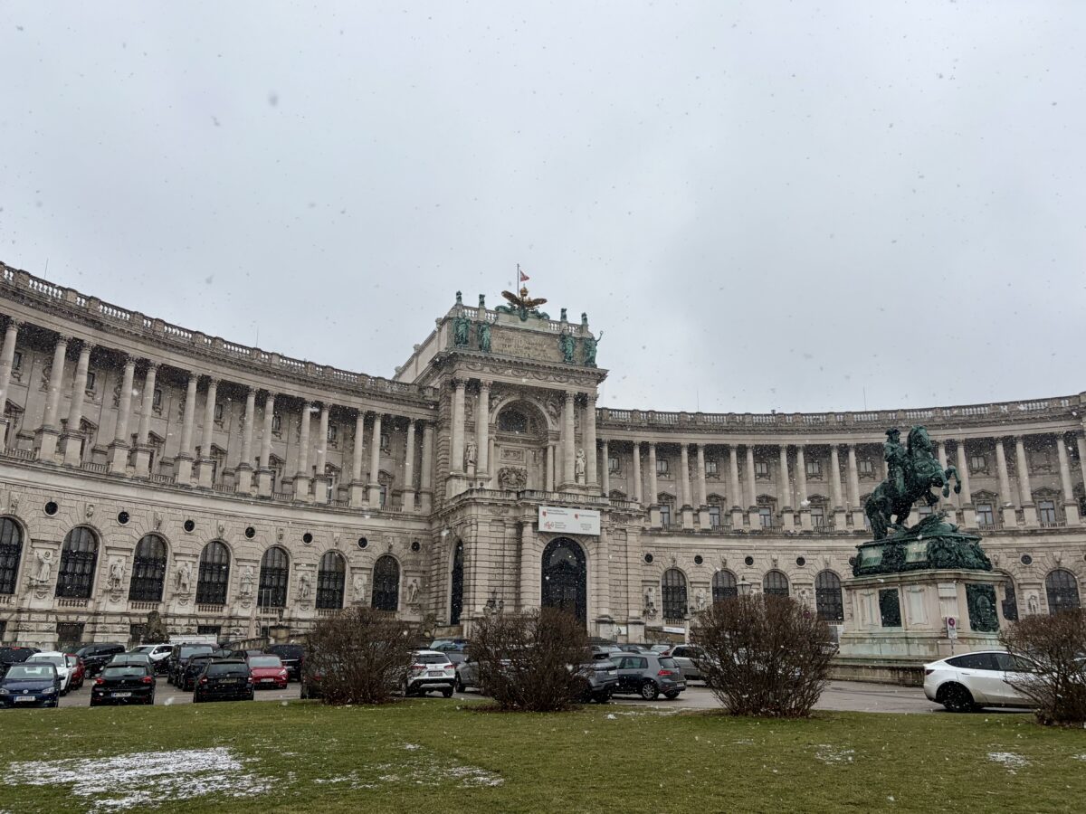 The Neue Burg at the Hofburg Complex and Heldenplatz