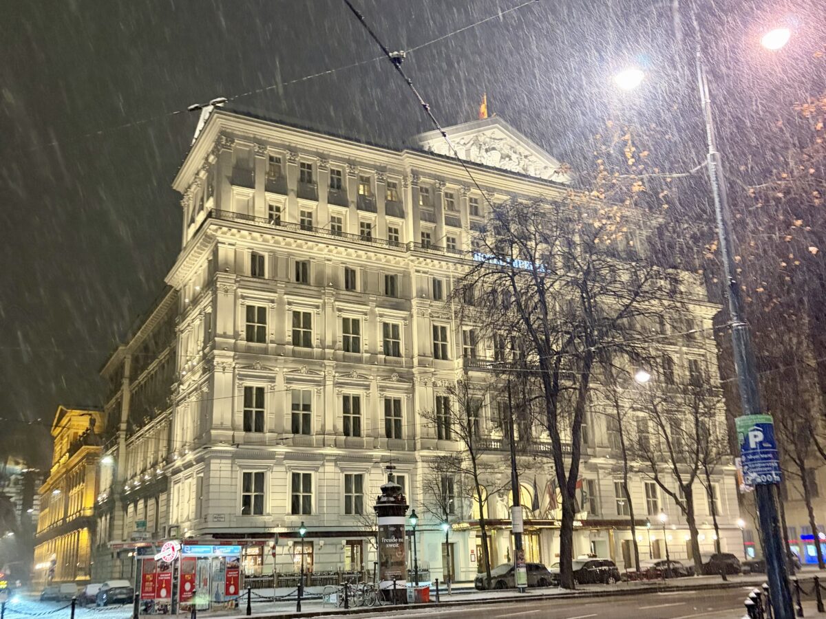 A Rare Snowy Vienna