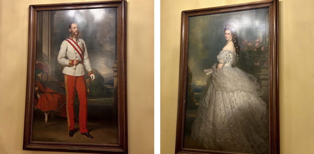 Portraits of Franz Joseph I and Empress Elisabeth (Sisi)