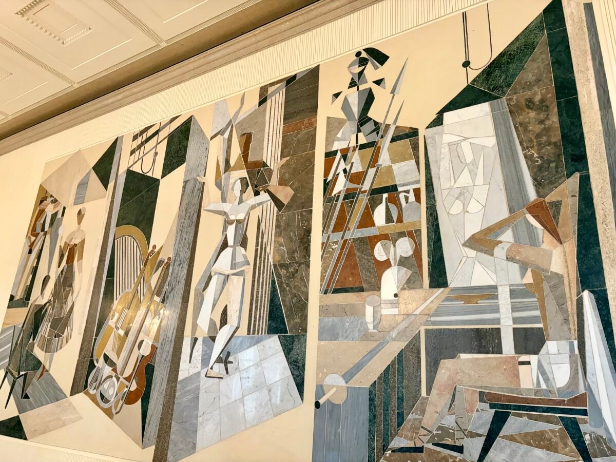A Mural in the Marble Hall
