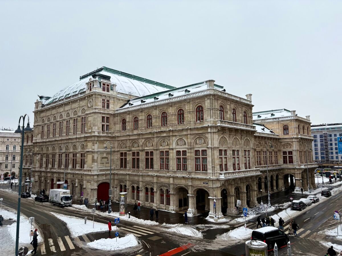View of the Back of the Vienna State Opera