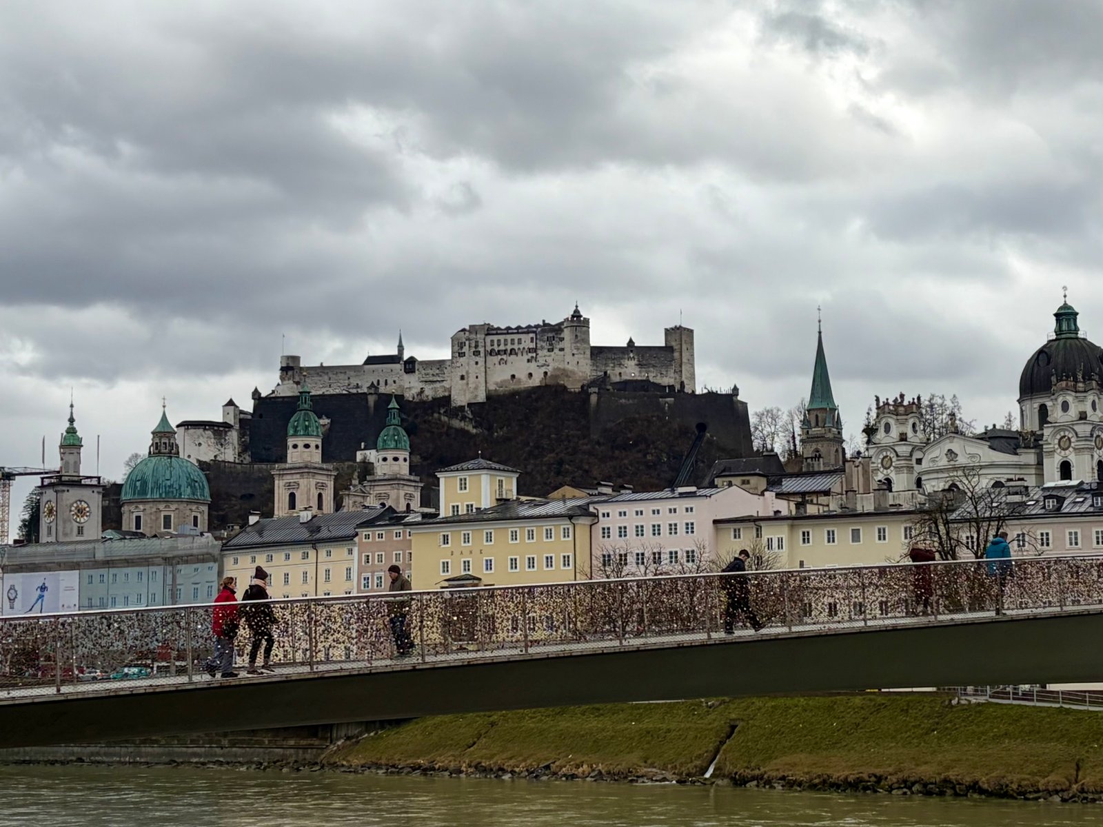 Hohensalzburg Fortress in the Distance