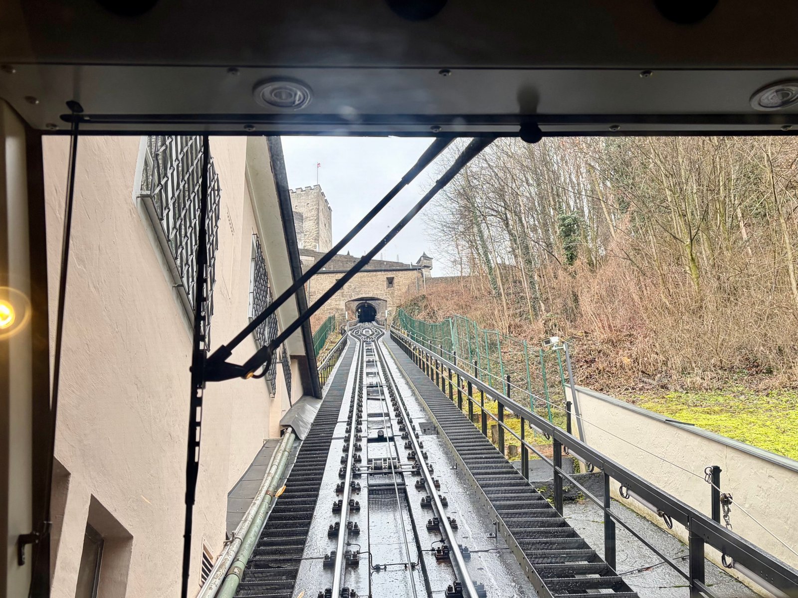 Funicular up to Hohensalzburg Fortress
