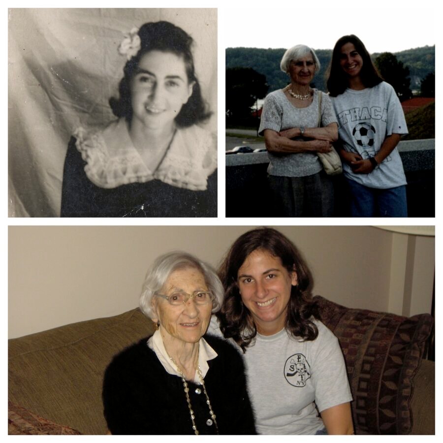 Julie and Grandma Trude Over the Years