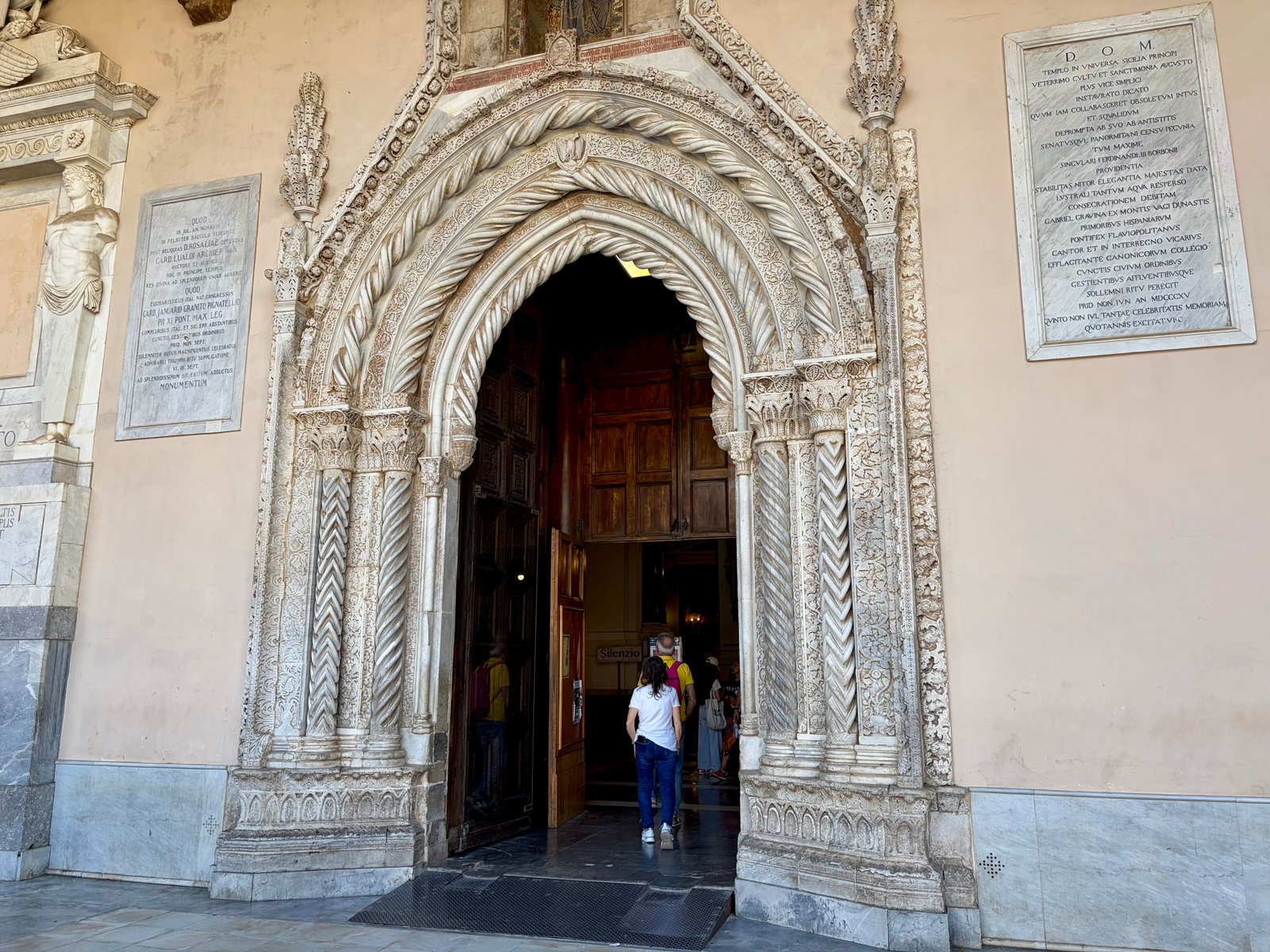 Entrance to Palermo Cathedral