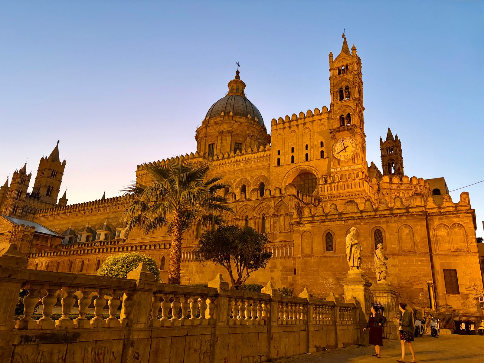 Palermo Cathedral at Dusk